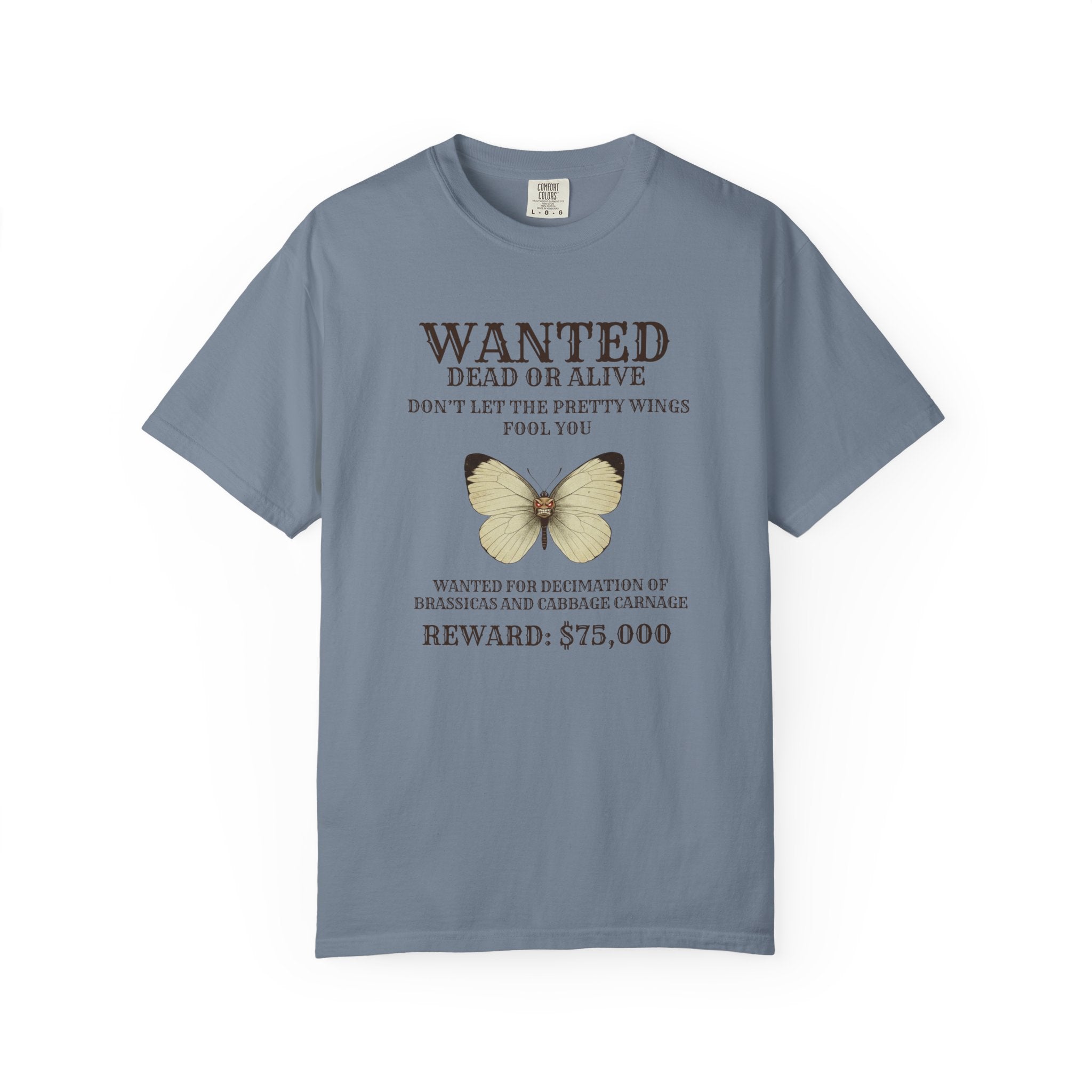 Wanted for crimes against cabbages T-Shirt