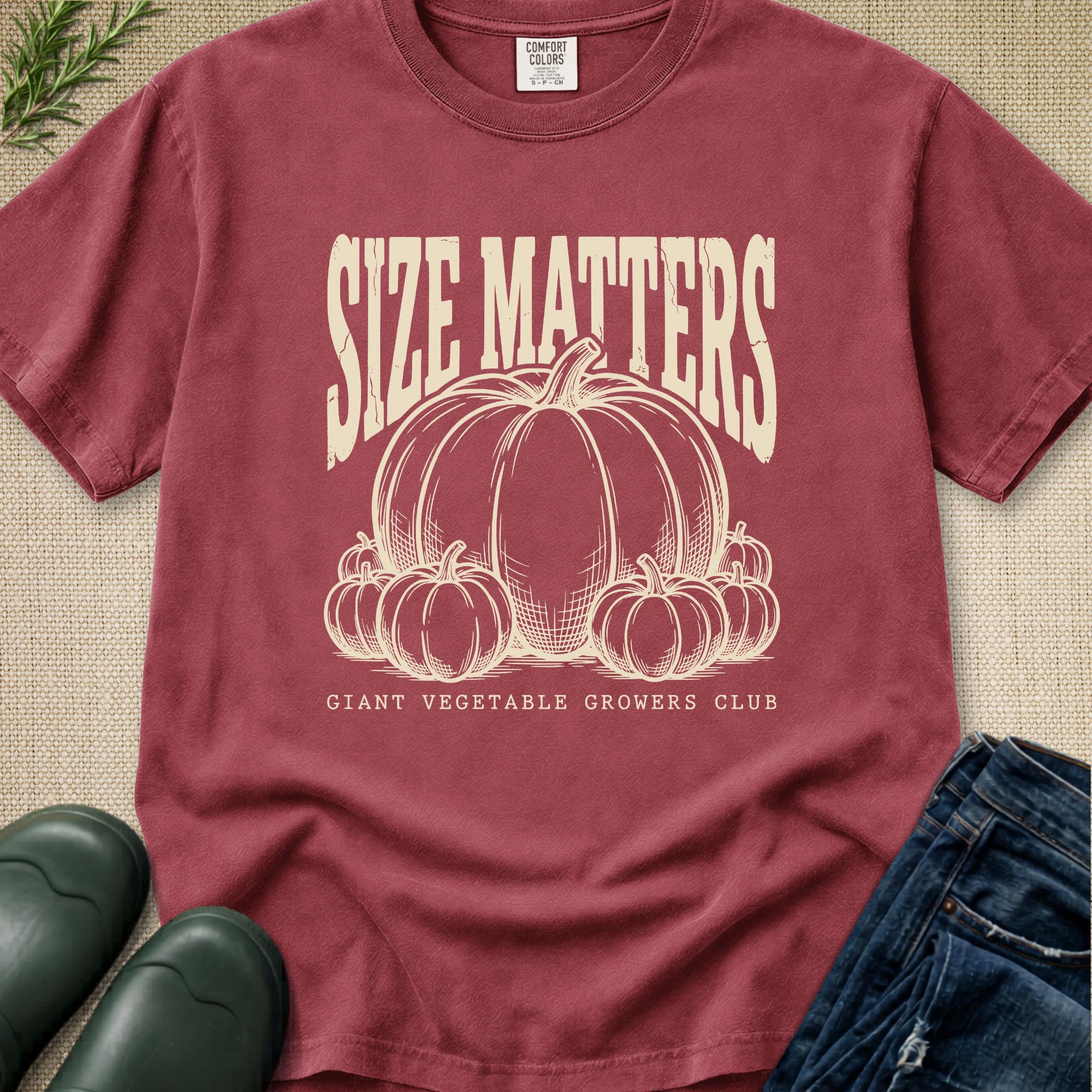 Giant Vegetable Growers Club - Size Matters T-Shirt