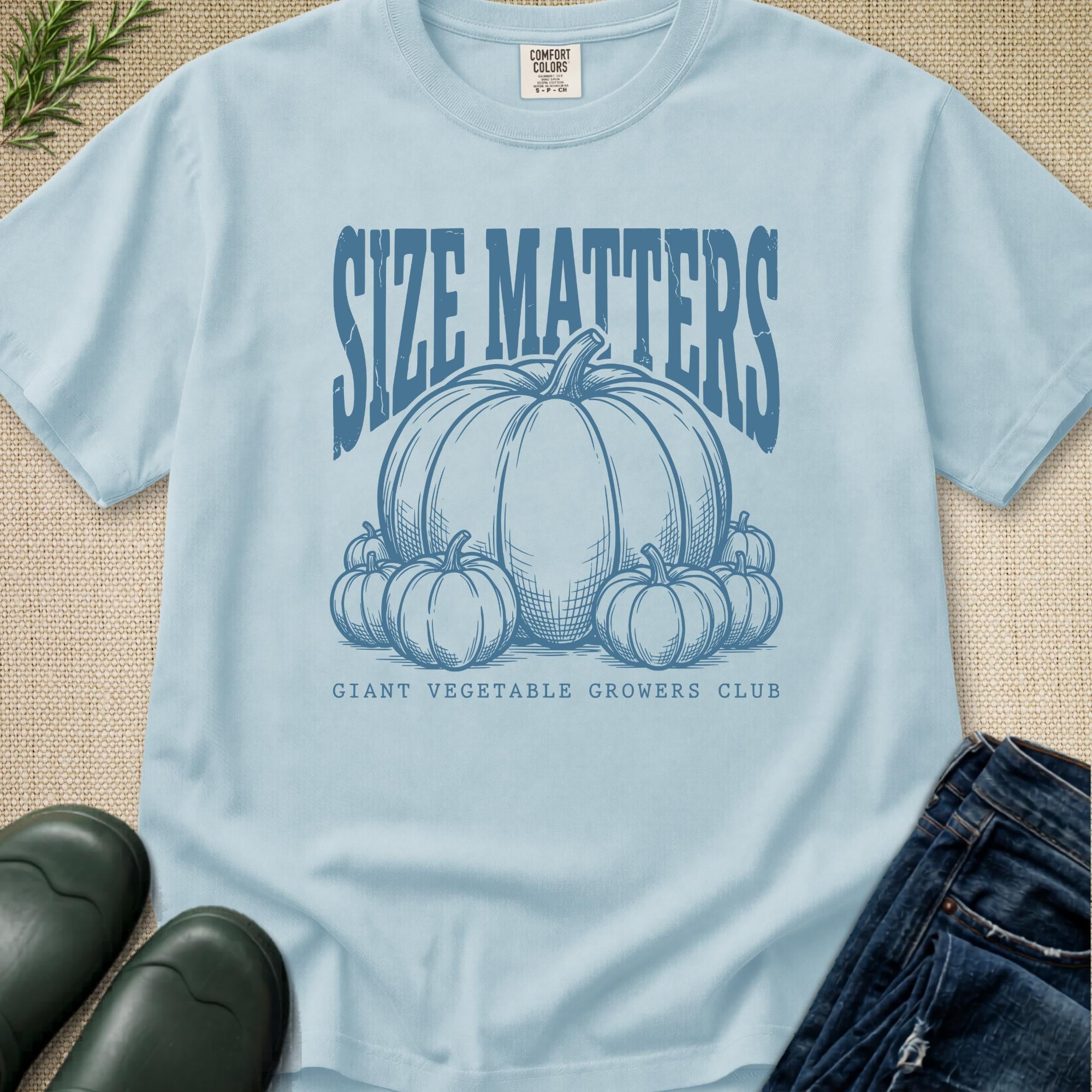 Giant Vegetable Growers Club - Size Matters T-Shirt