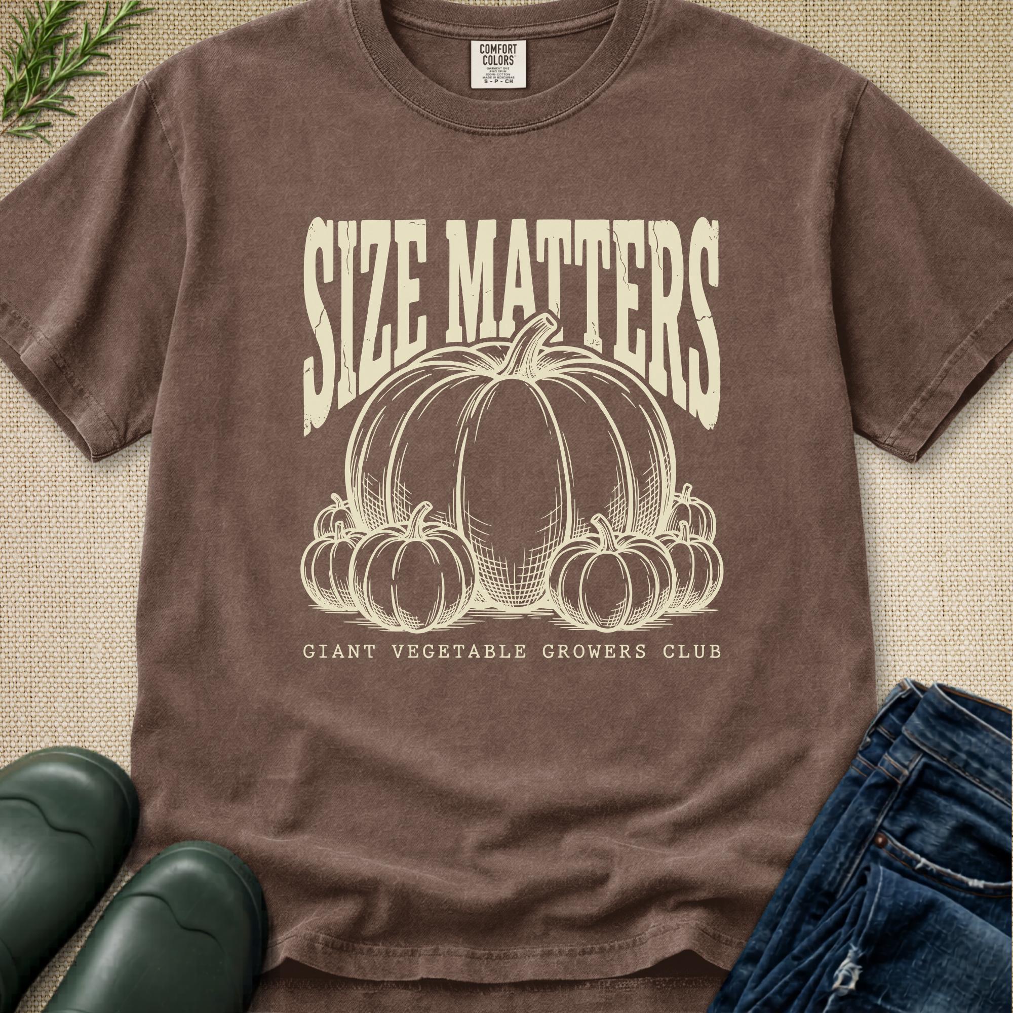 Giant Vegetable Growers Club - Size Matters T-Shirt