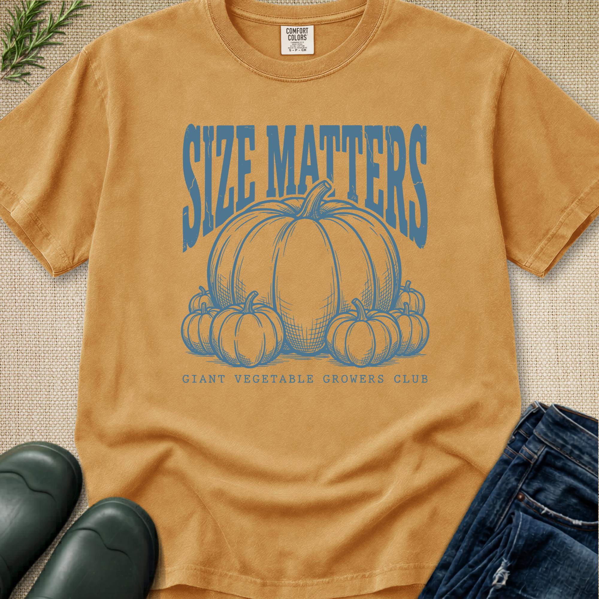 Giant Vegetable Growers Club - Size Matters T-Shirt