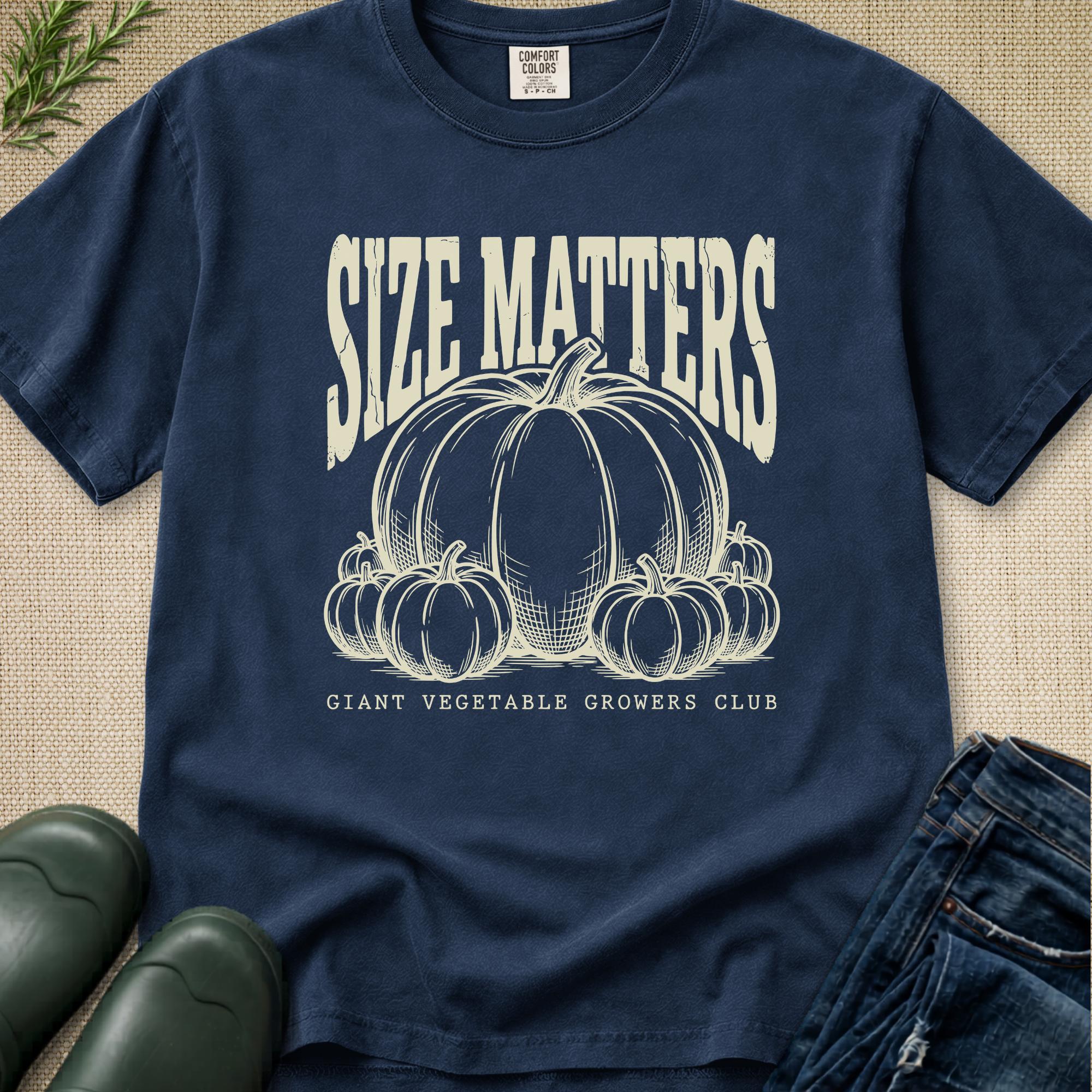 Giant Vegetable Growers Club - Size Matters T-Shirt