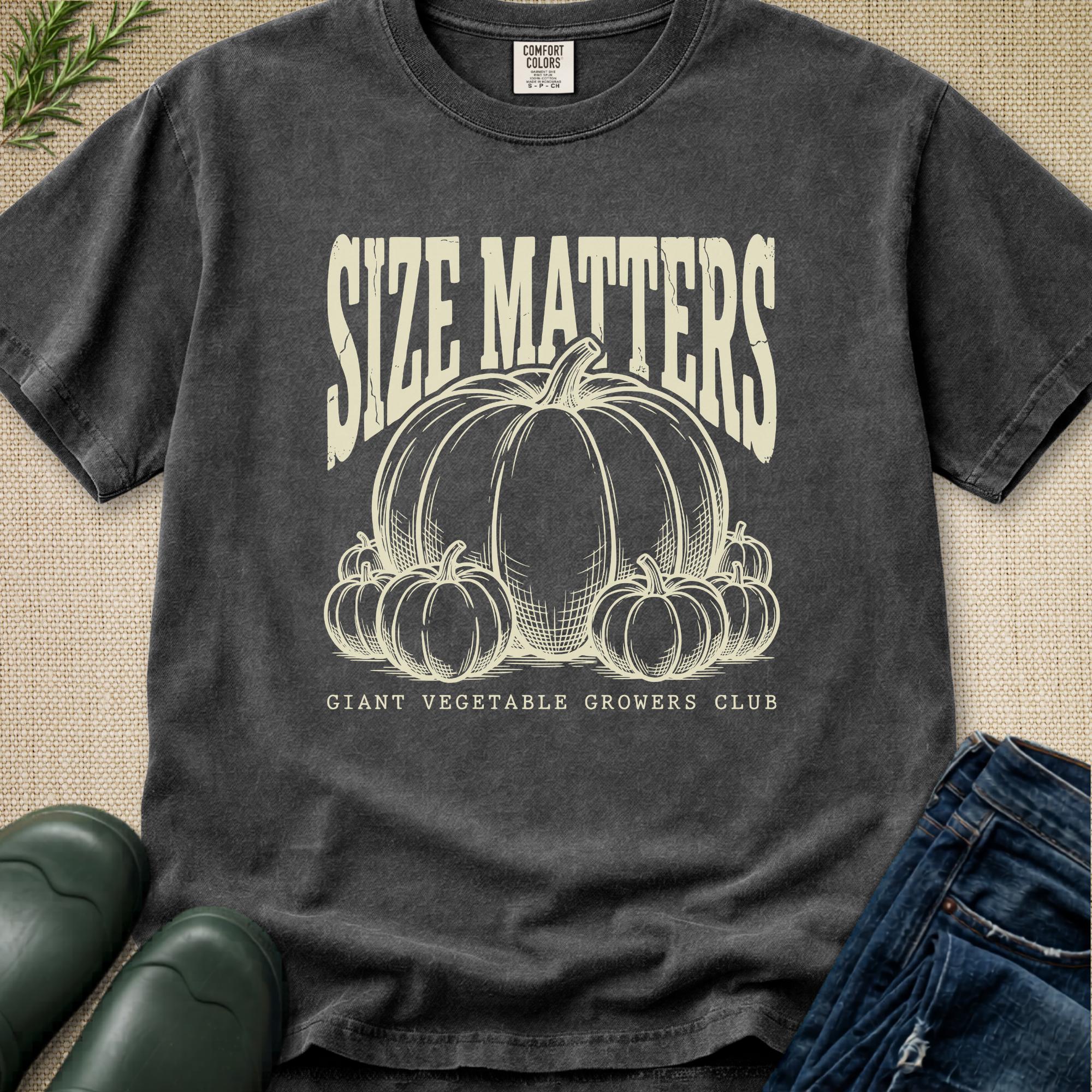 Giant Vegetable Growers Club - Size Matters T-Shirt