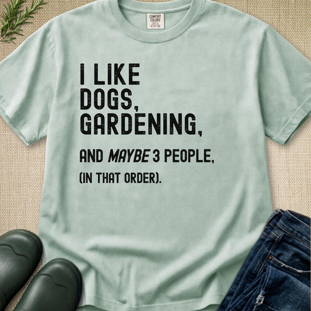I like Dogs, Gardening... T-Shirt