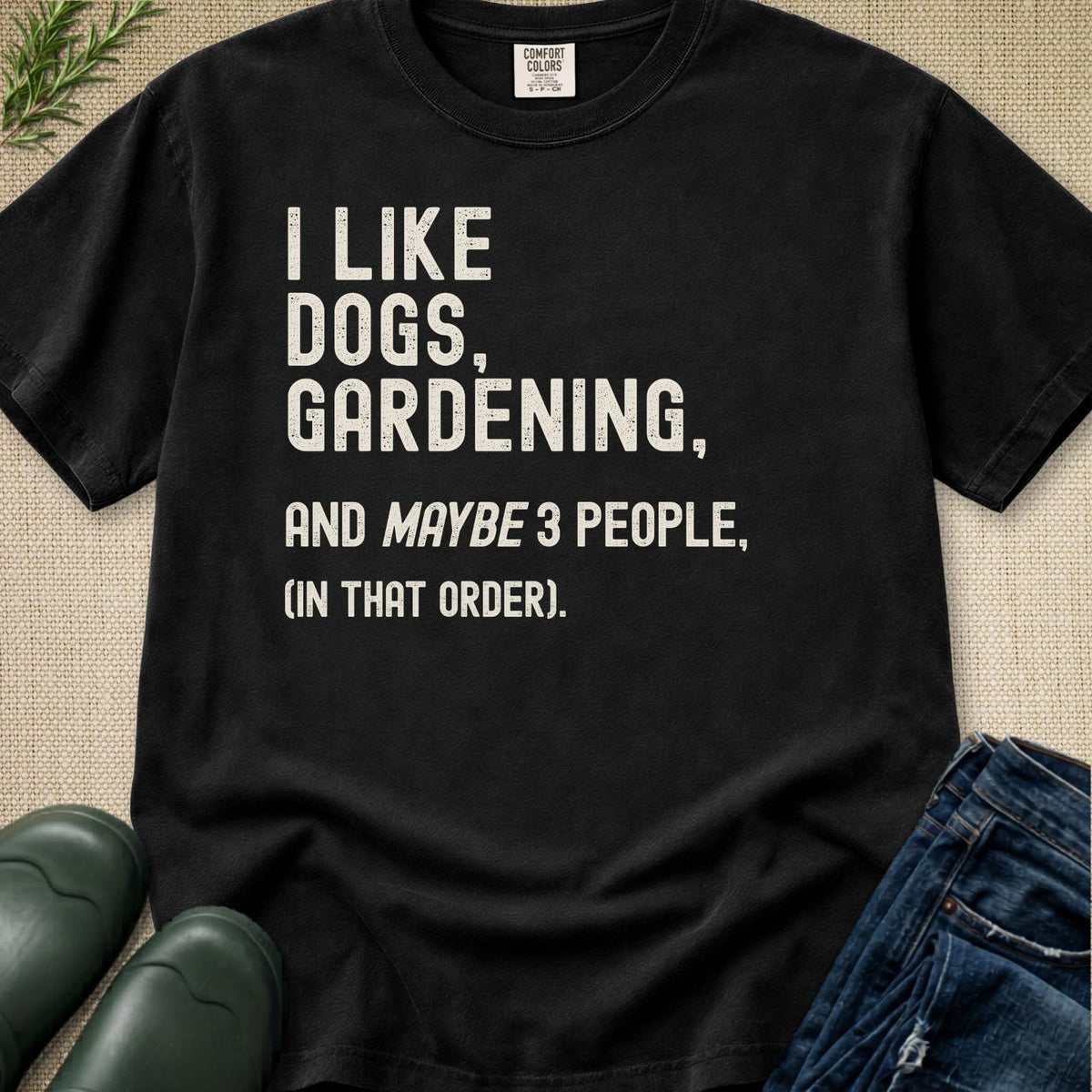 I like Dogs, Gardening... T-Shirt