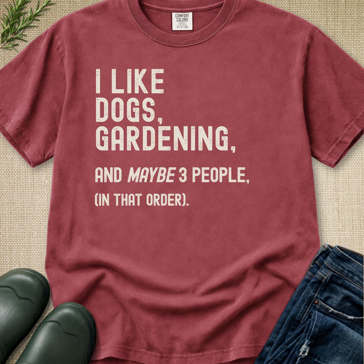 I like Dogs, Gardening... T-Shirt