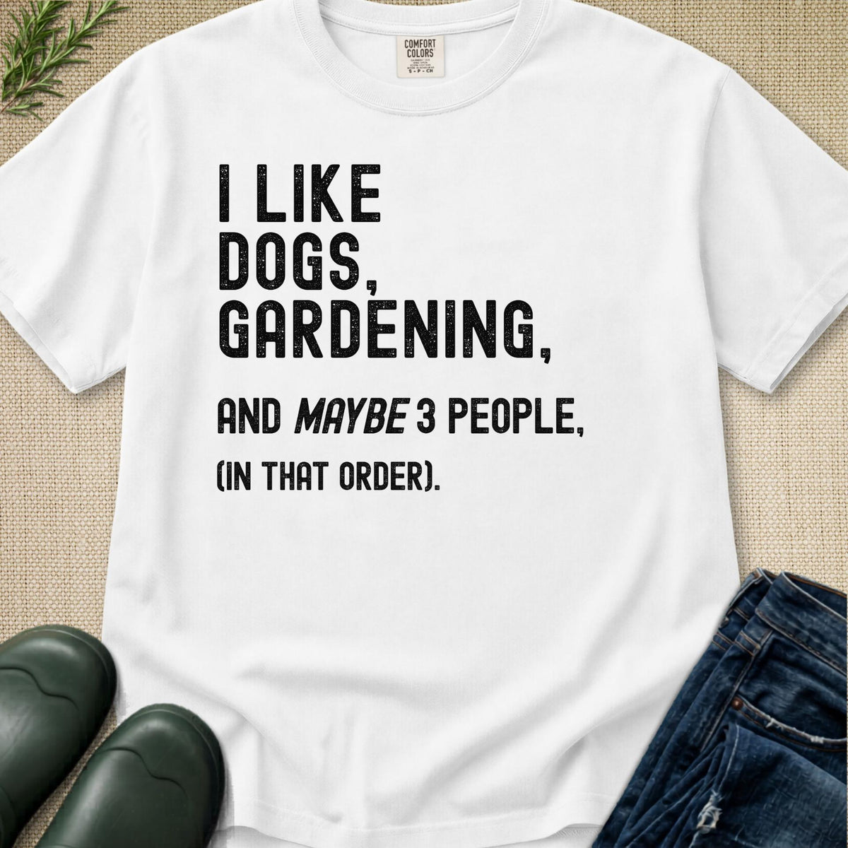 I like Dogs, Gardening... T-Shirt