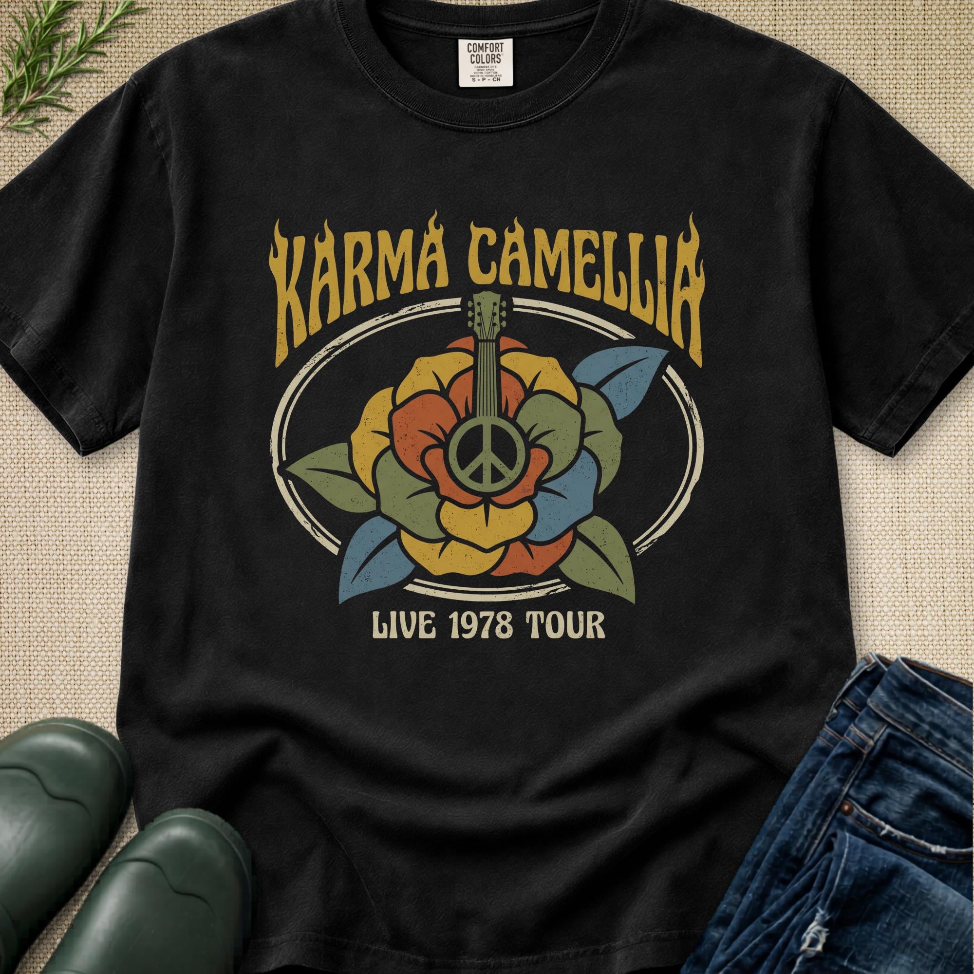 Karma Camellia T-Shirt
