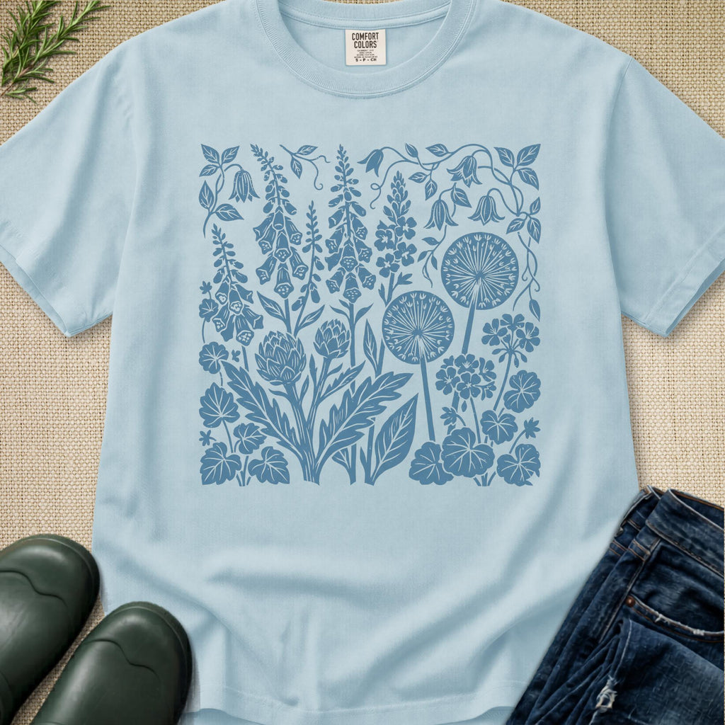 Cottage Garden Print T-Shirt