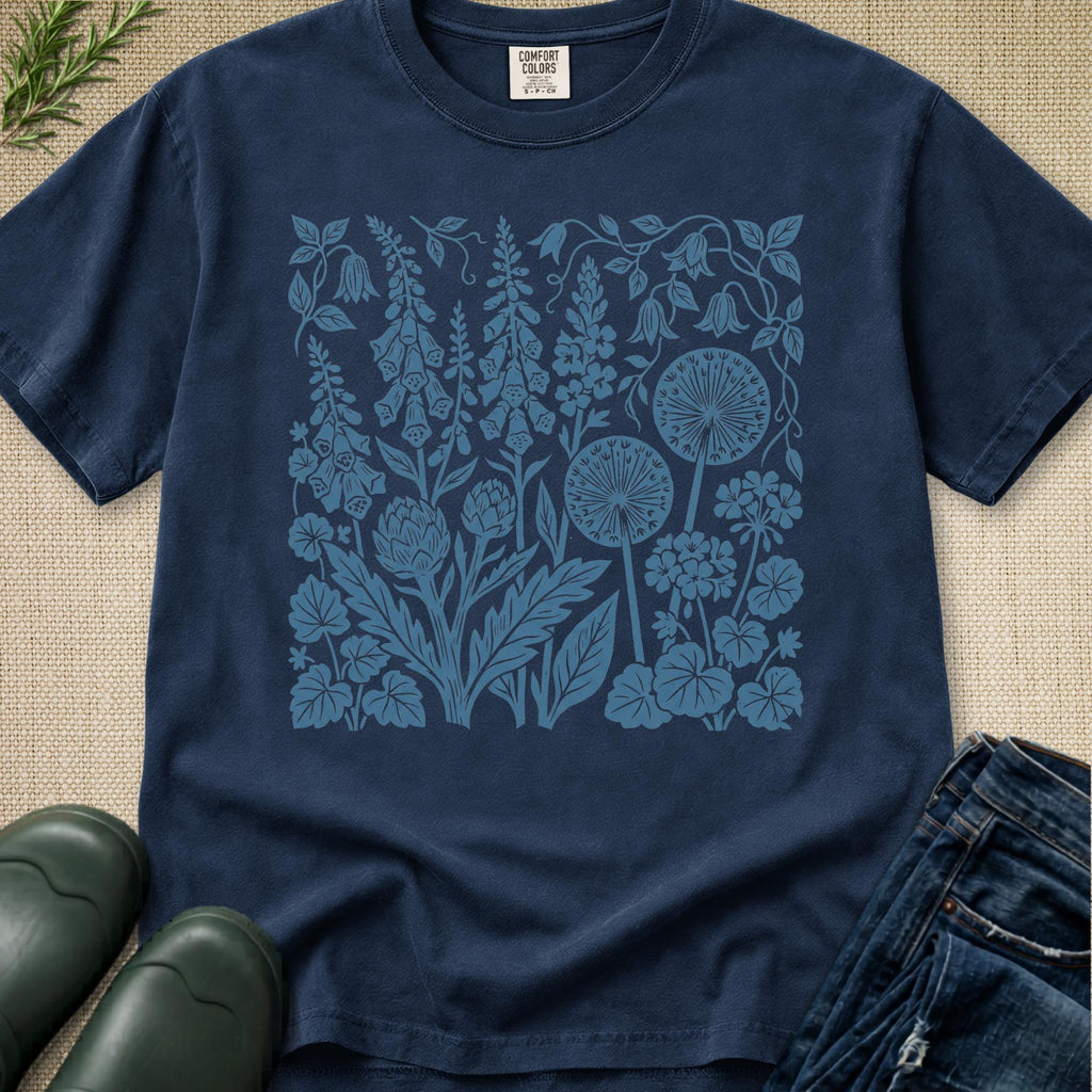 Cottage Garden Print T-Shirt