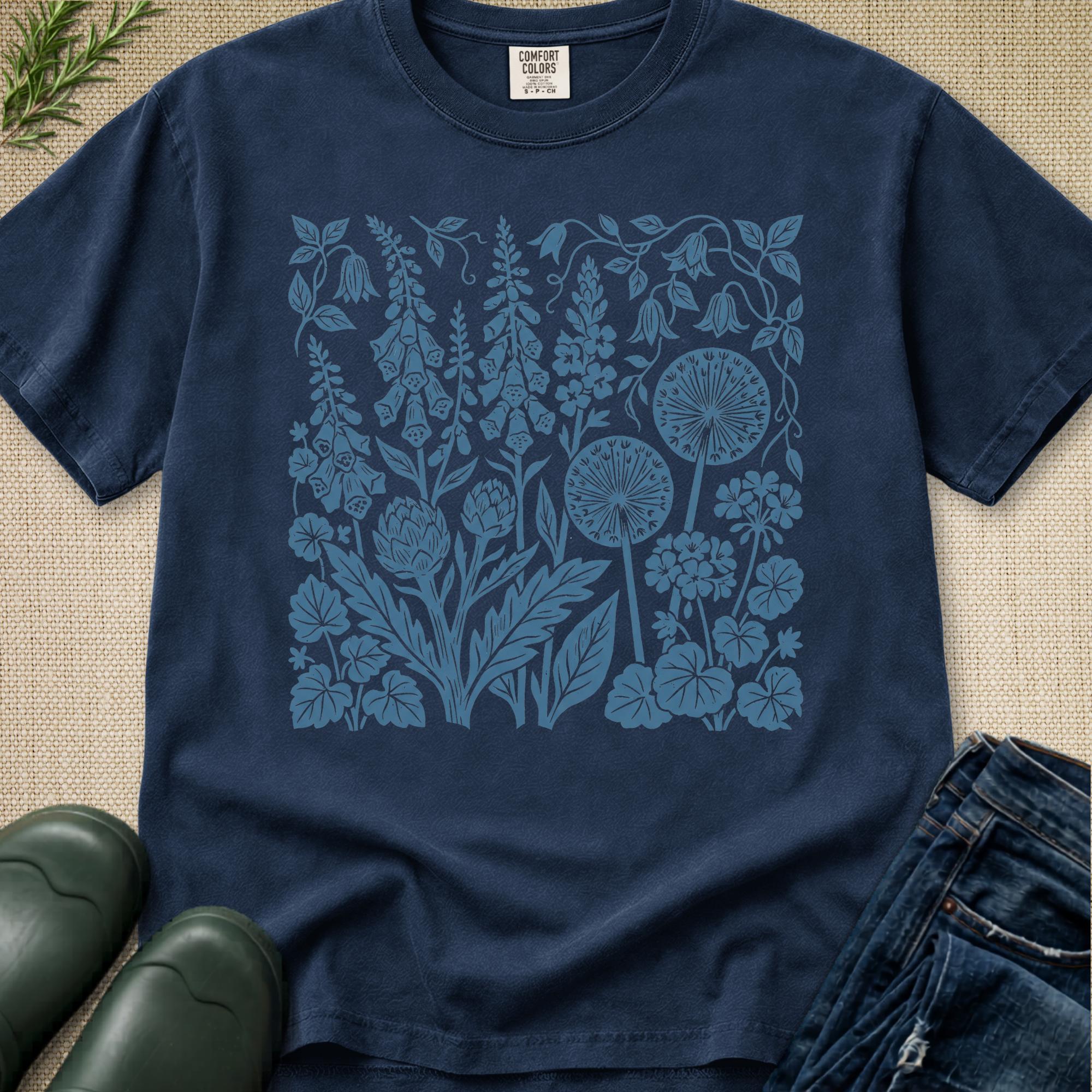 Cottage Garden Print T-Shirt