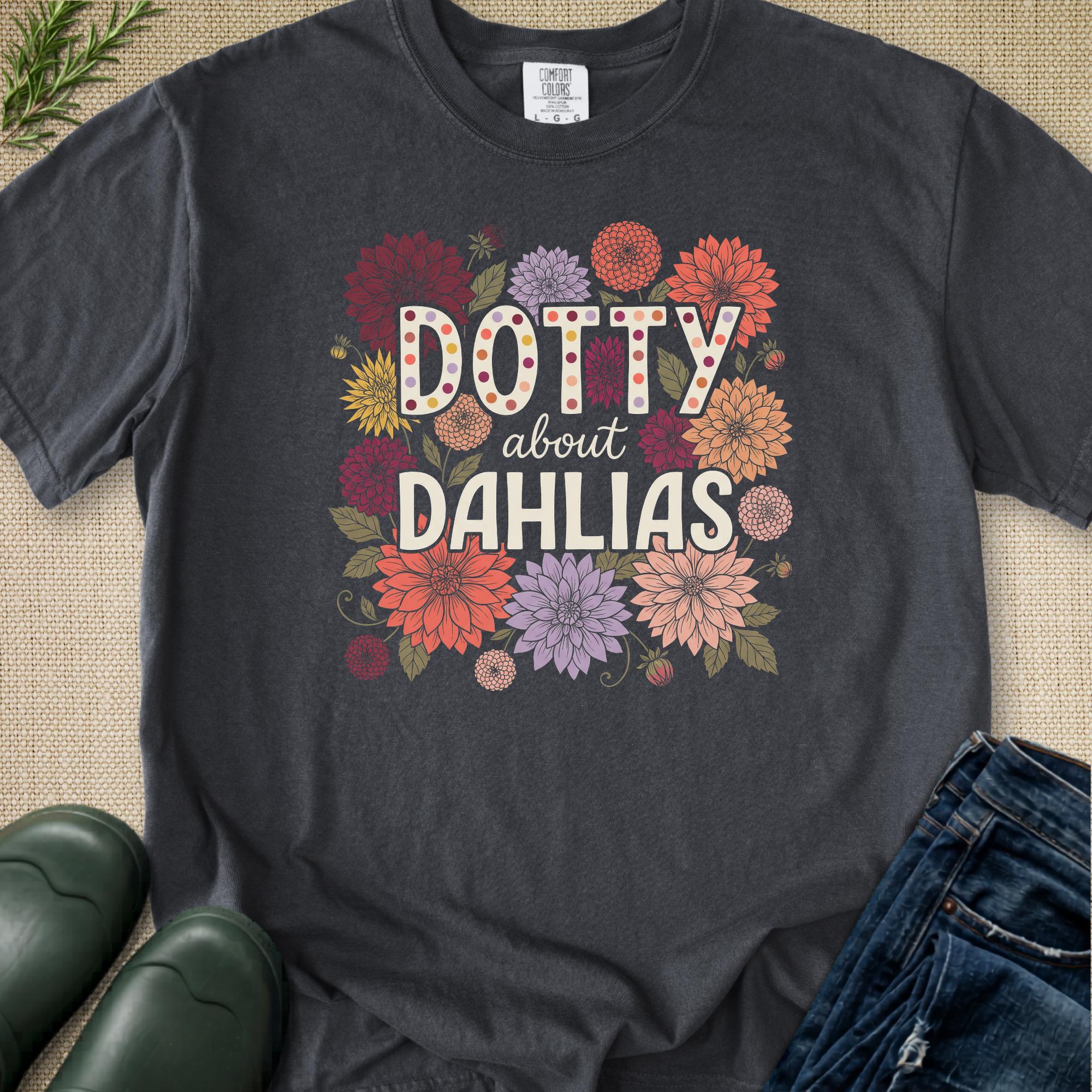 Dotty About Dahlias T-Shirt