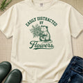 Easily Distracted by Flowers Possum T-Shirt