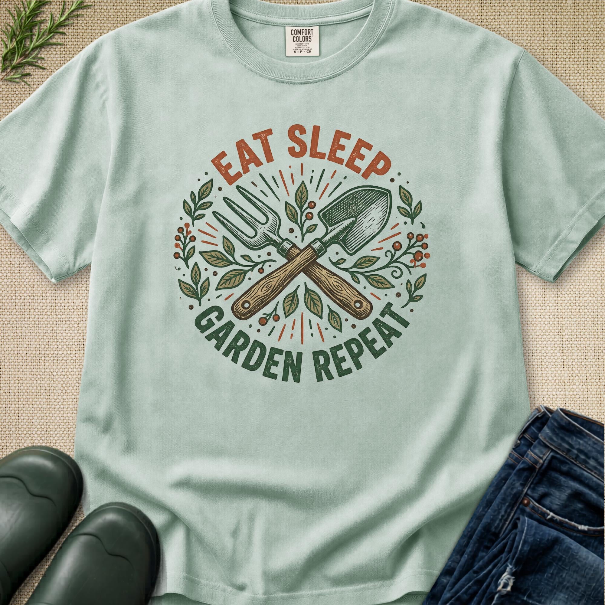 Eat Sleep Garden Repeat T-Shirt