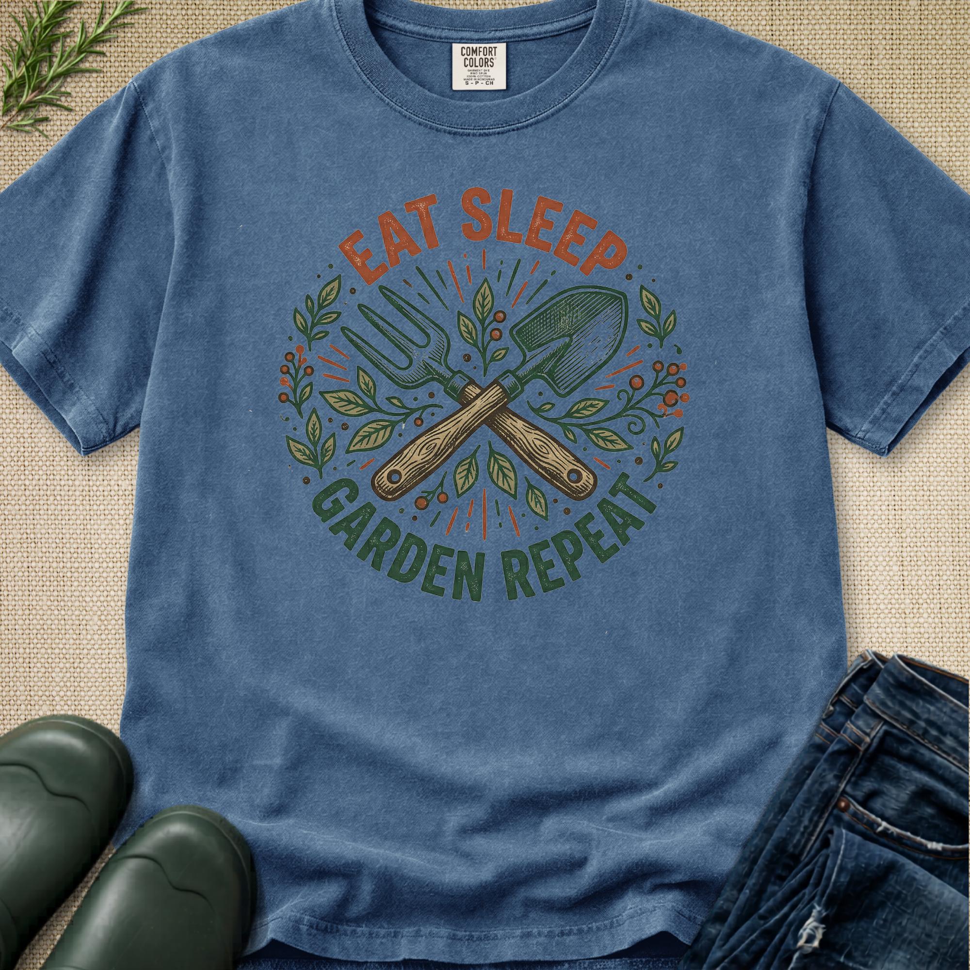 Eat Sleep Garden Repeat T-Shirt