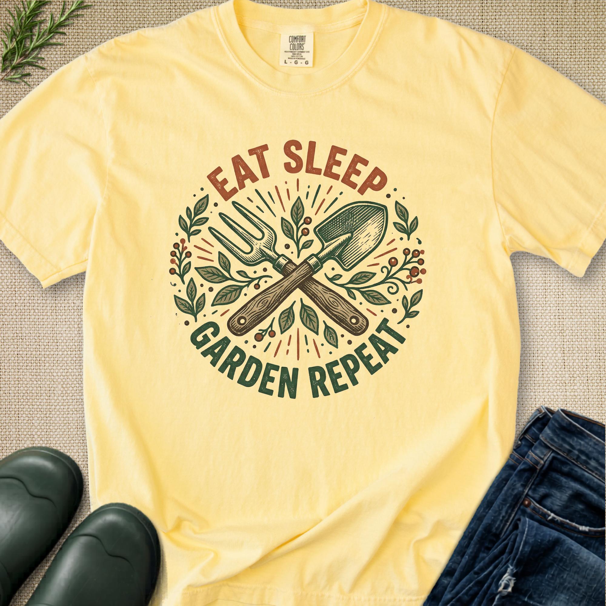 Eat Sleep Garden Repeat T-Shirt
