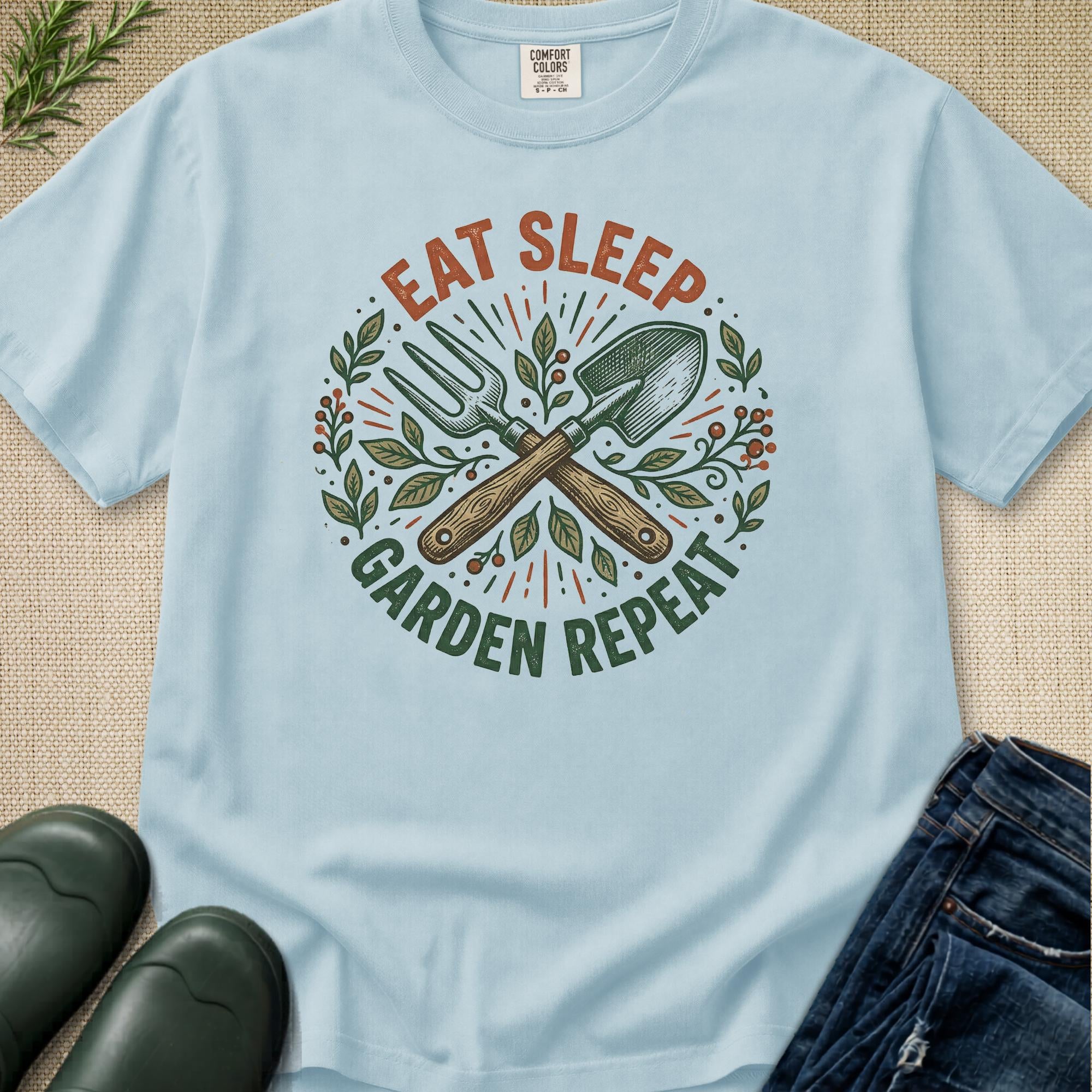 Eat Sleep Garden Repeat T-Shirt