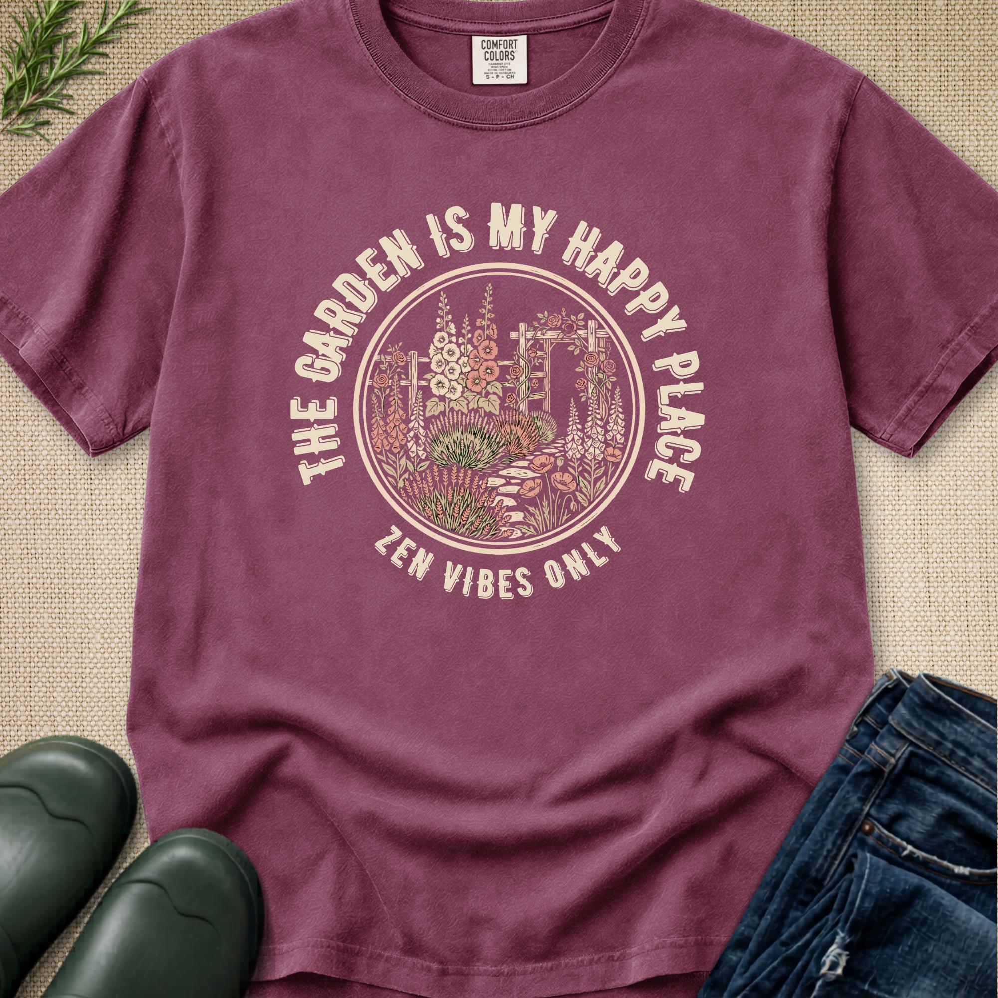 The Garden Is My Happy Place T-Shirt