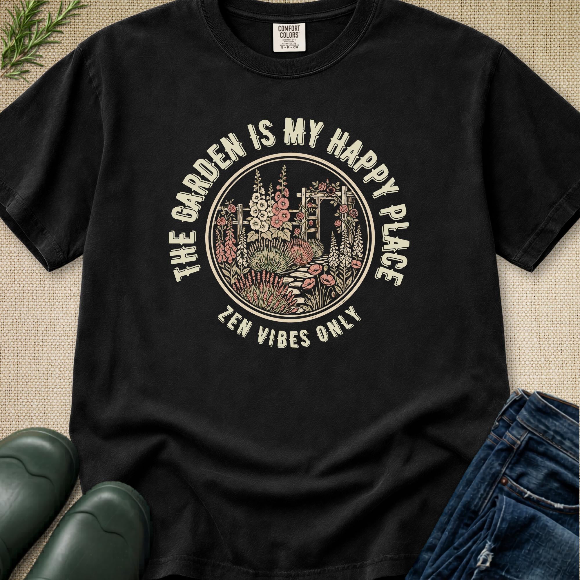 The Garden Is My Happy Place T-Shirt