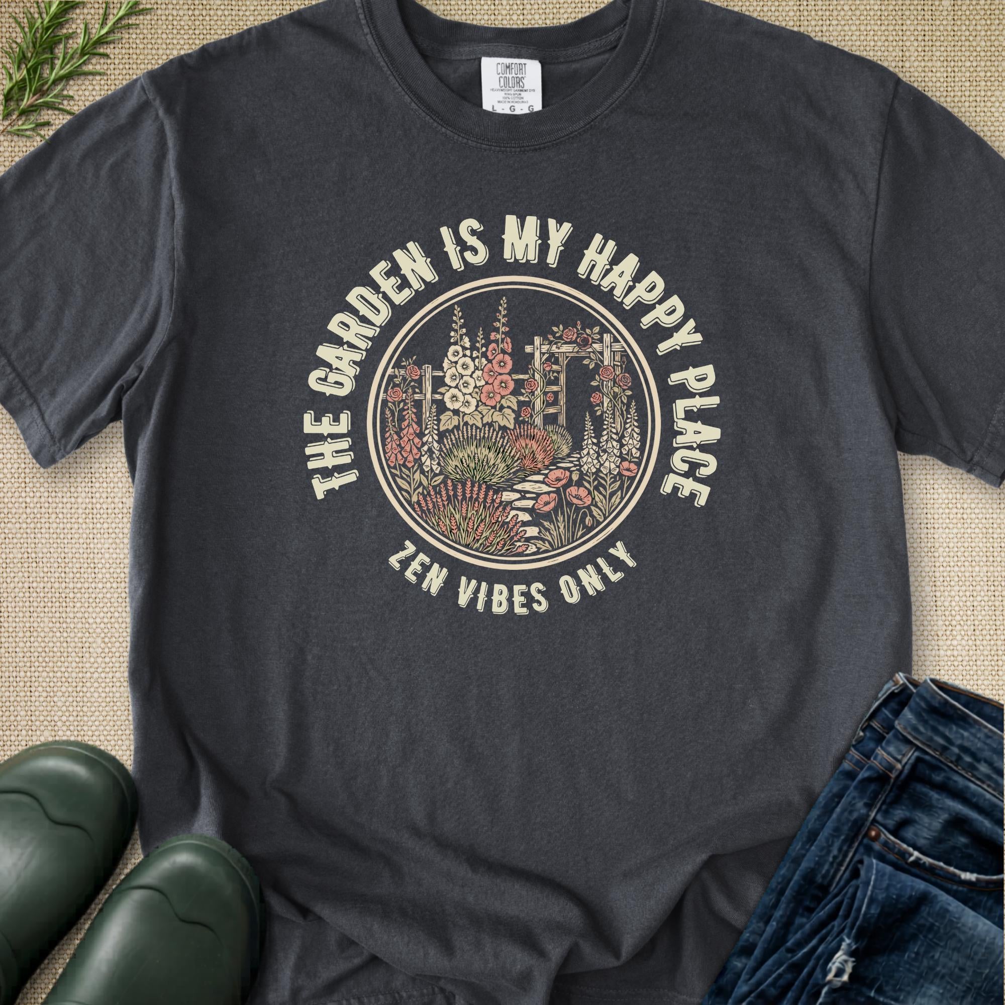 The Garden Is My Happy Place T-Shirt