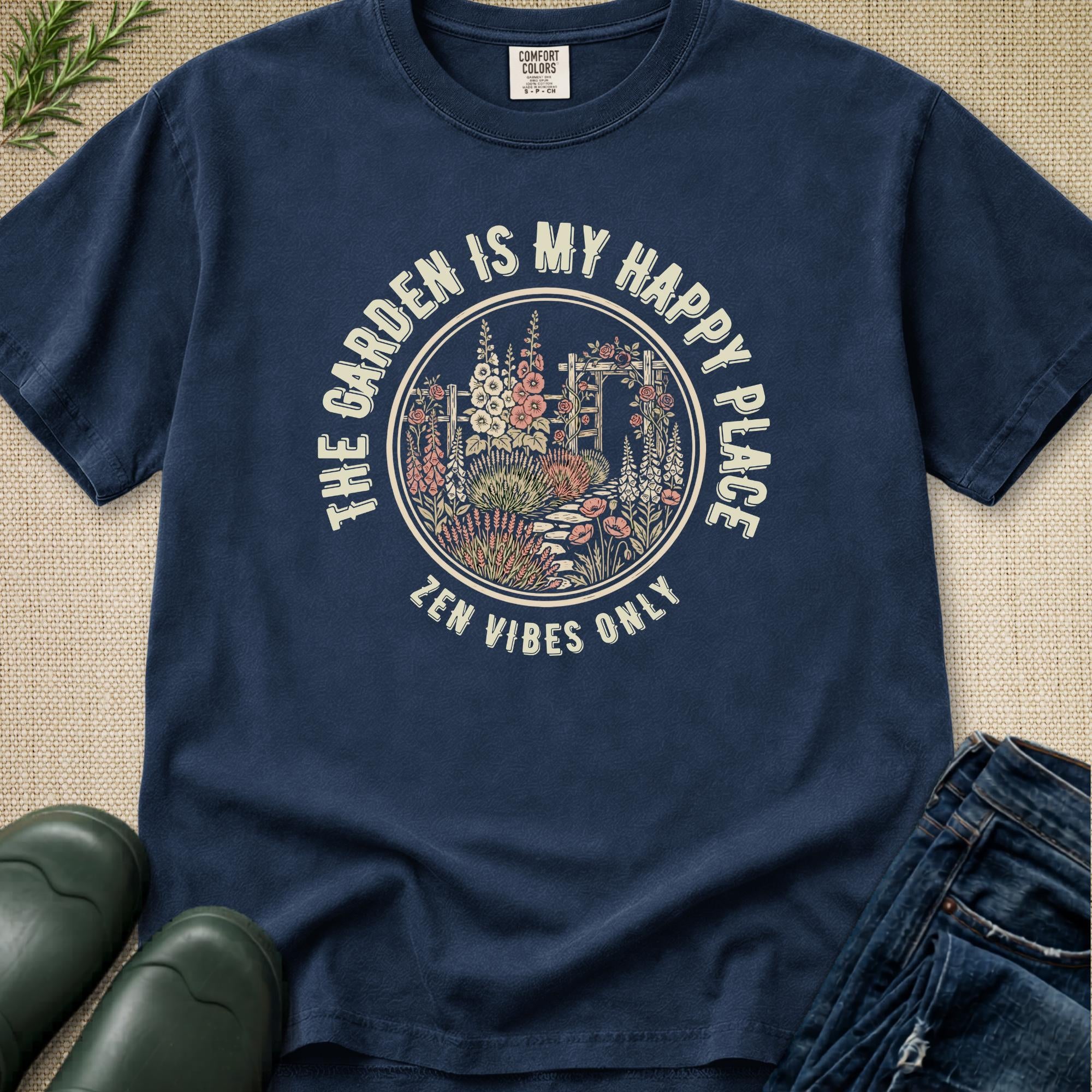 The Garden Is My Happy Place T-Shirt