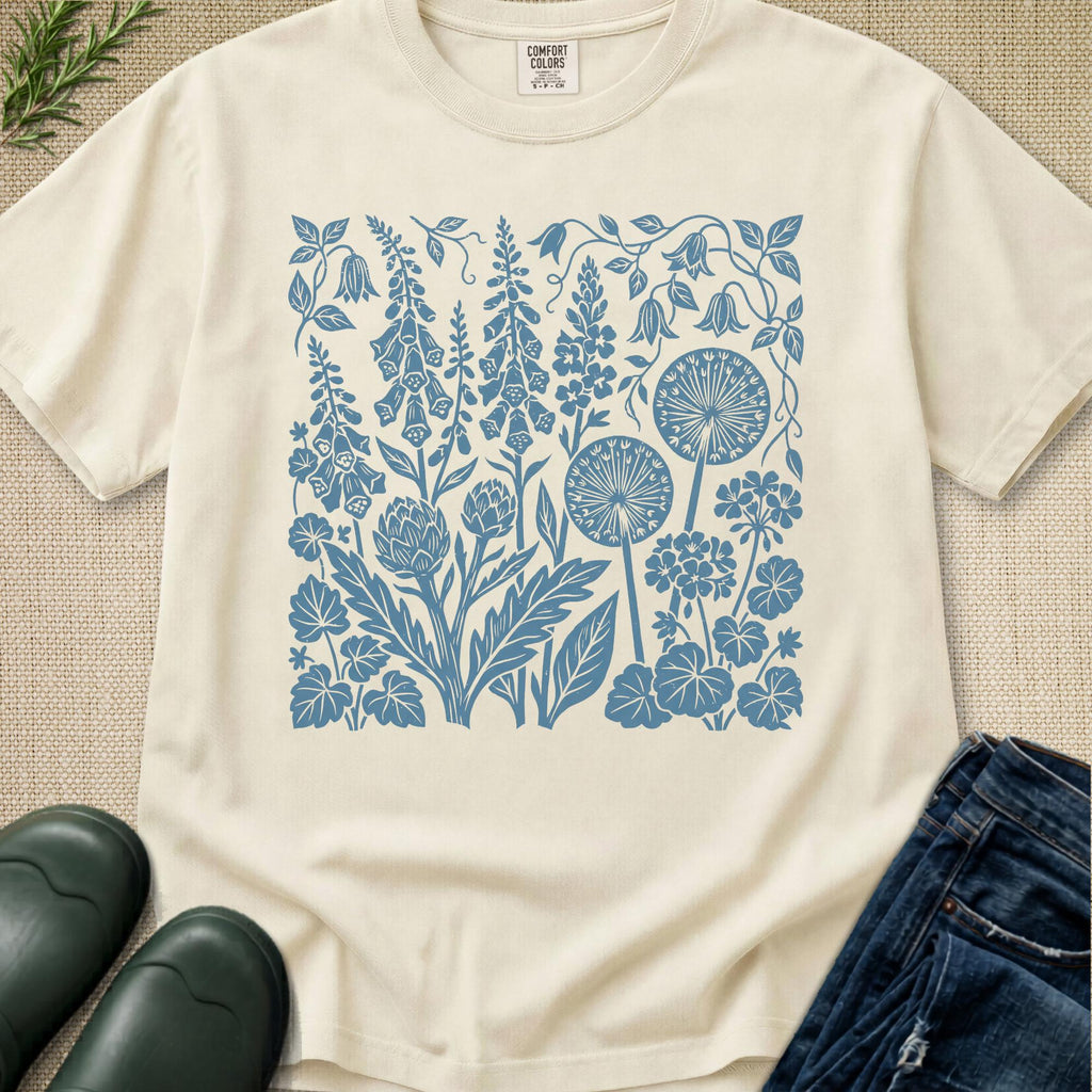 Cottage Garden Print T-Shirt
