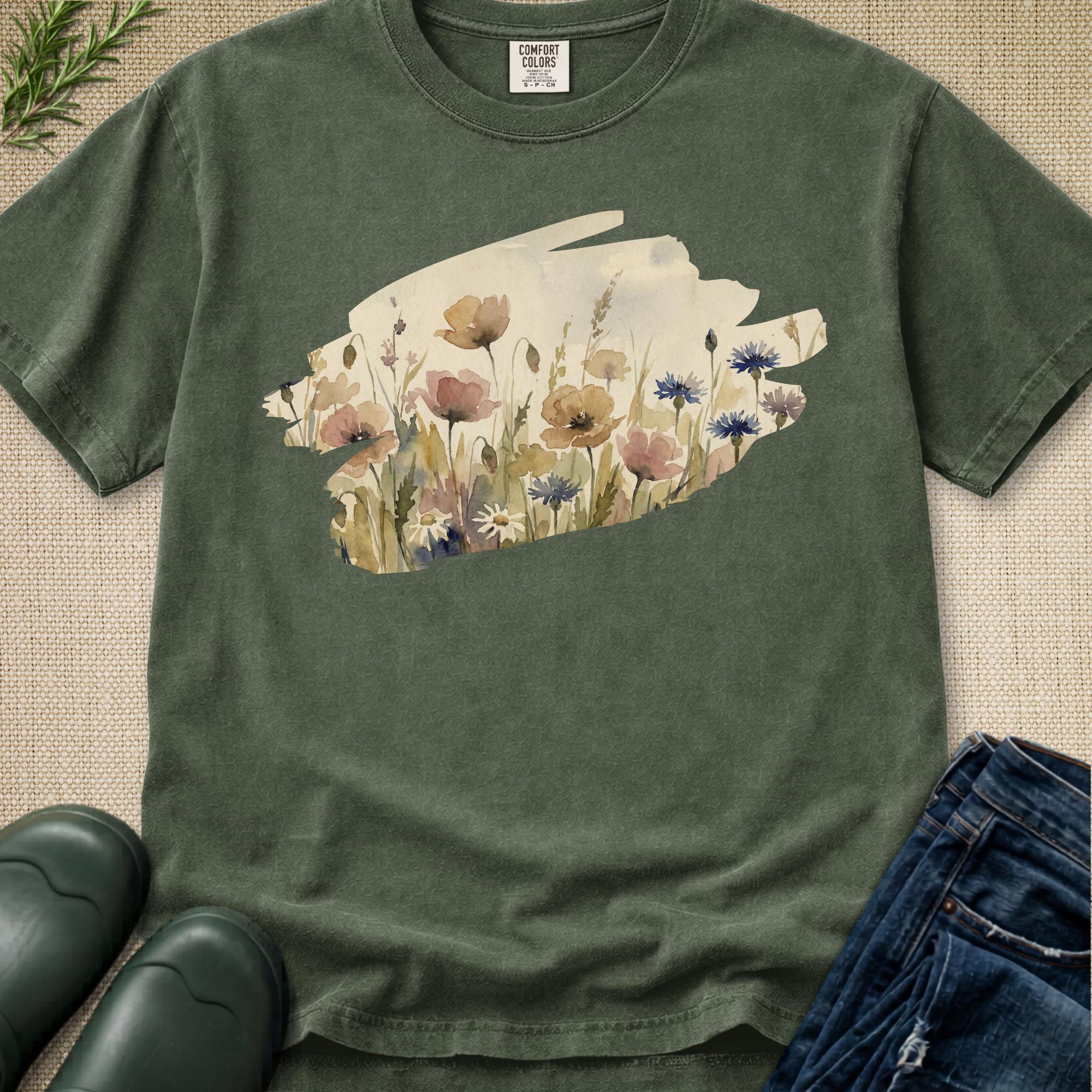 Wildflower Watercolour T-Shirt