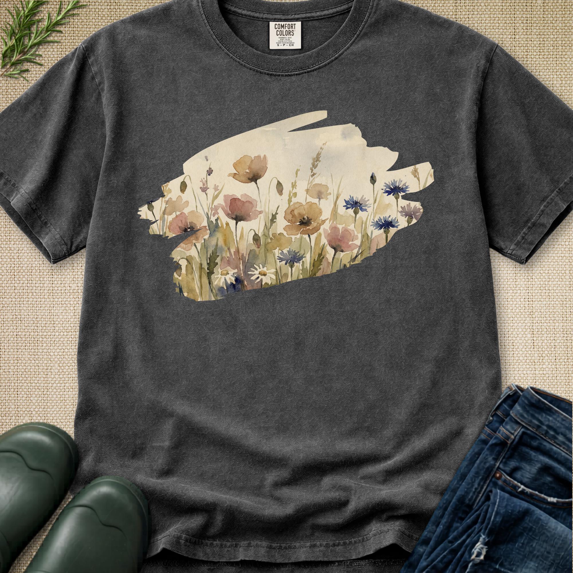 Wildflower Watercolour T-Shirt
