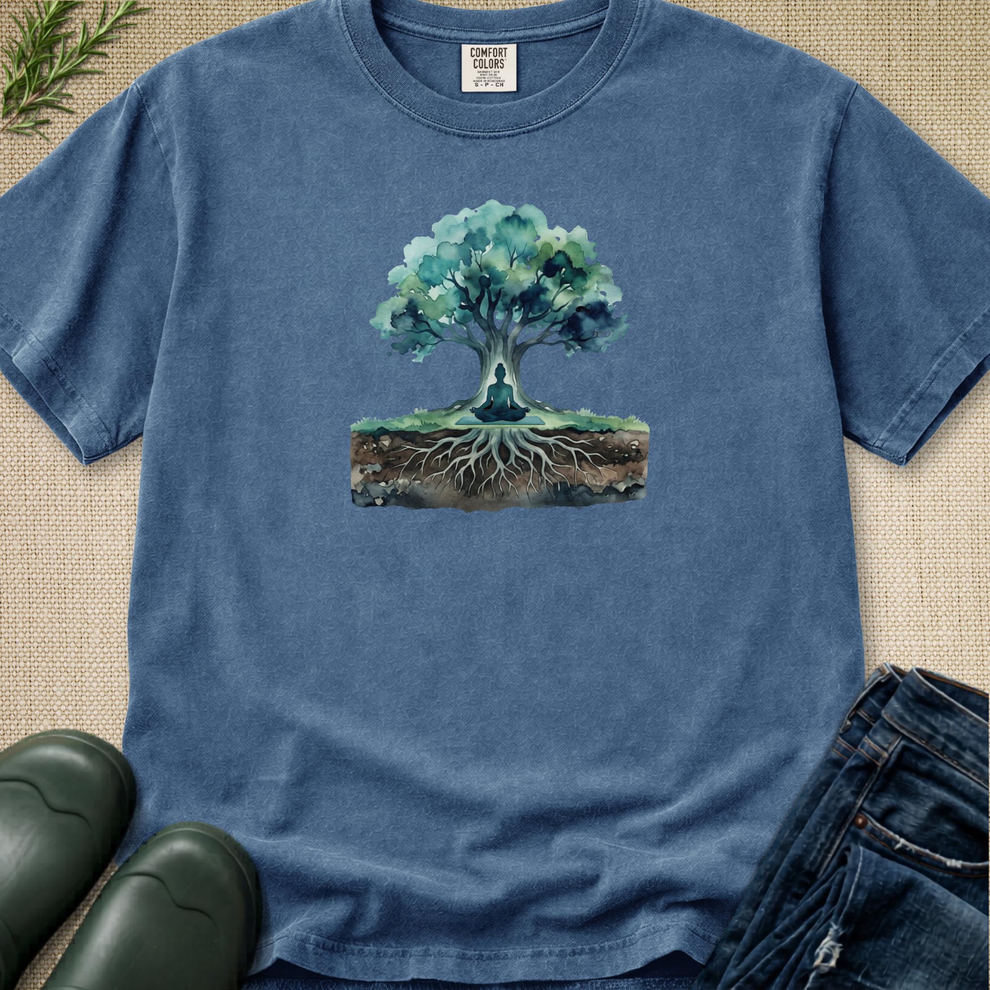 Watercolor Yoga T-Shirt