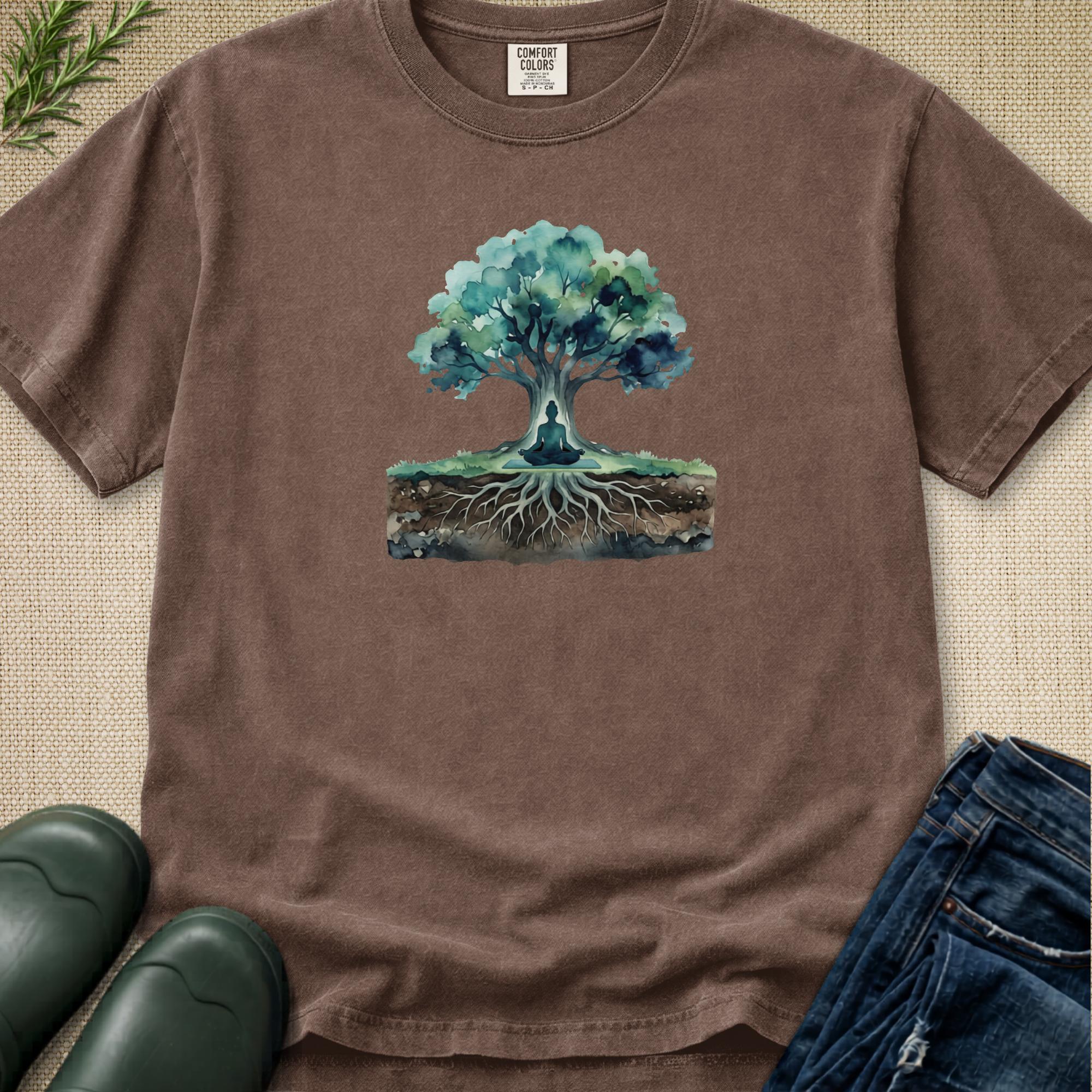 Watercolor Yoga T-Shirt