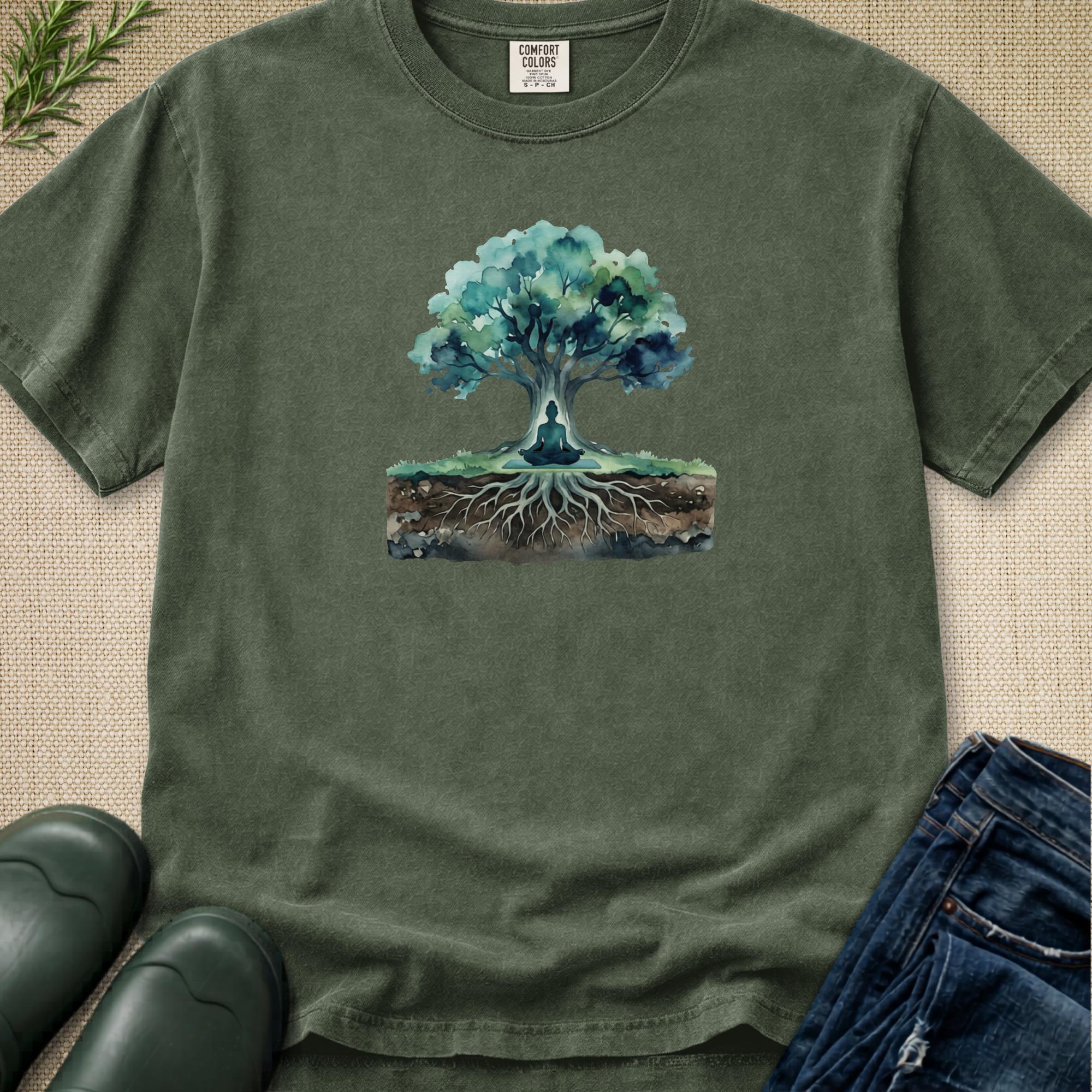 Watercolor Yoga T-Shirt