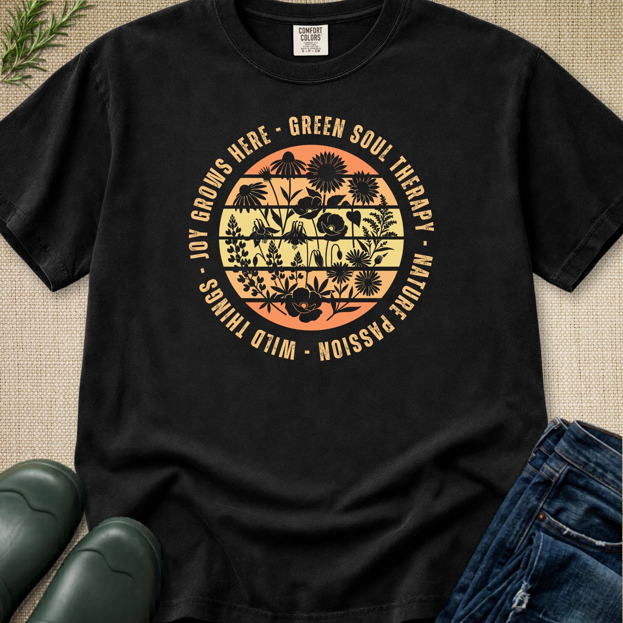 Wild Thing Retro Sunset T-Shirt